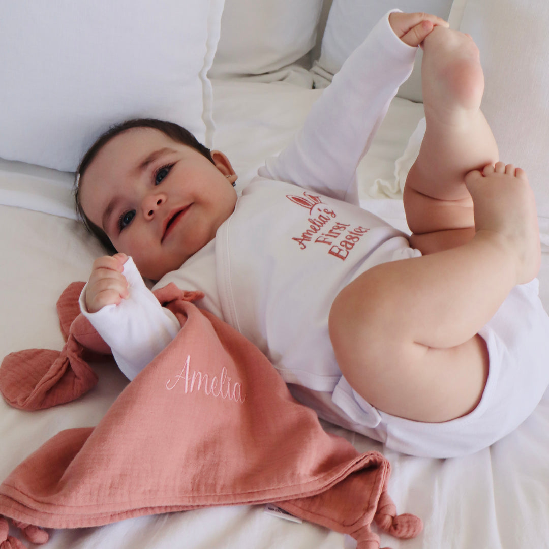 Baby's First Easter Kimono-Style Onesie