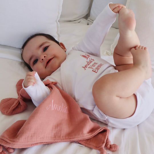 Baby's First Easter Kimono-Style Onesie