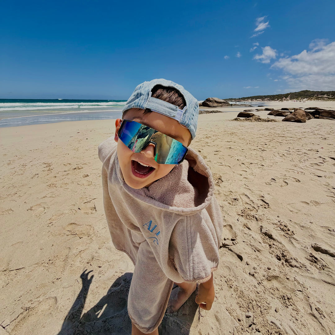 Luxe Bath & Swim Poncho - Stone Beige - Design Your Way