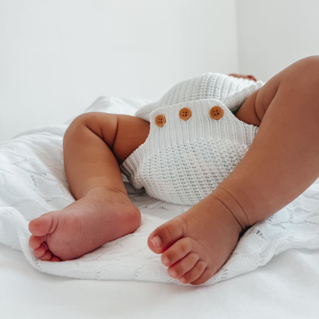 Christmas Chunky Knit Baby Romper