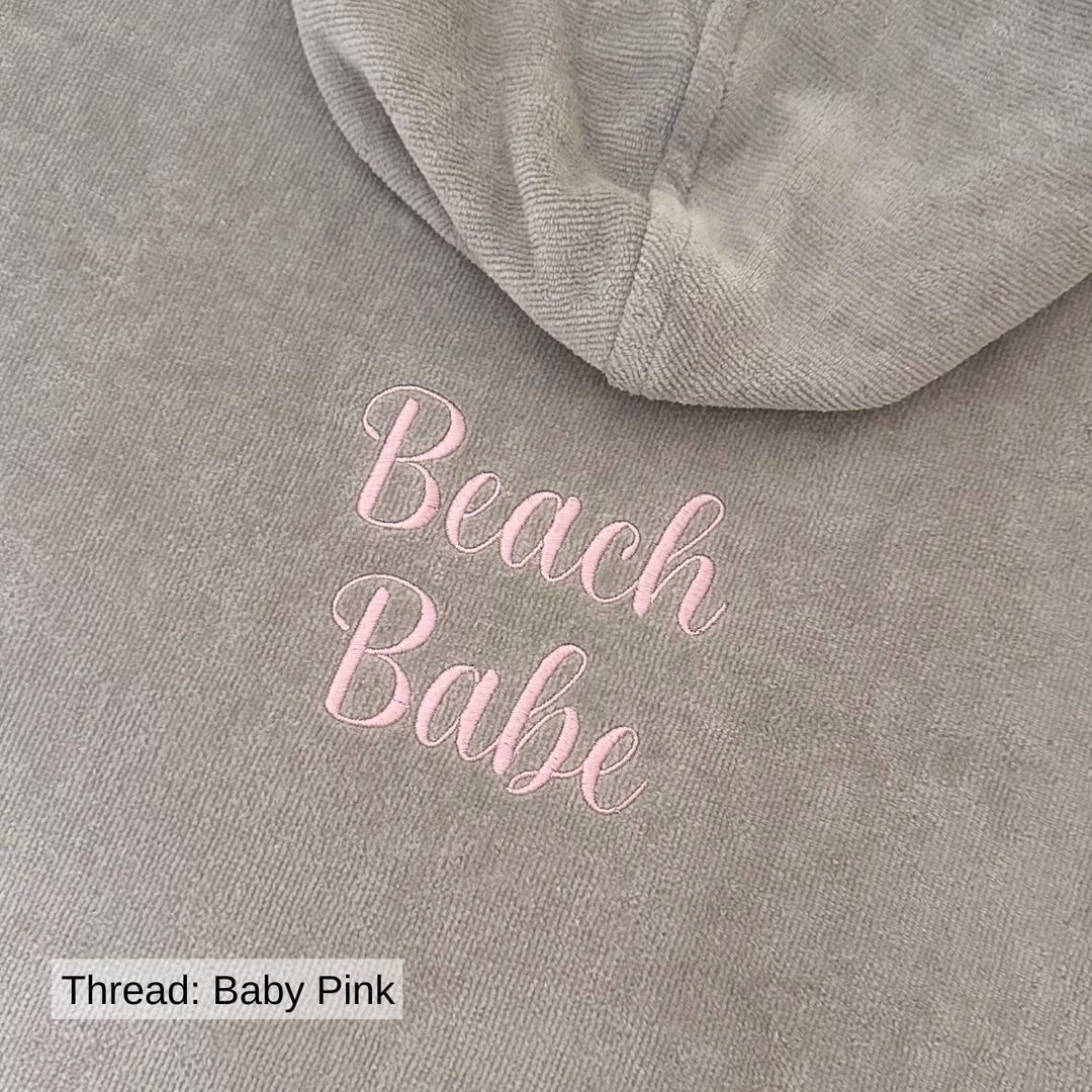 Luxe Bath & Swim Poncho - Stone Beige - Design Your Way