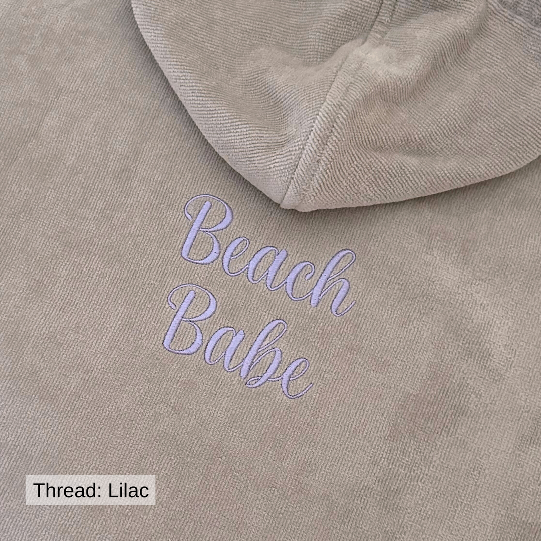 Luxe Bath & Swim Poncho - Stone Beige - Design Your Way