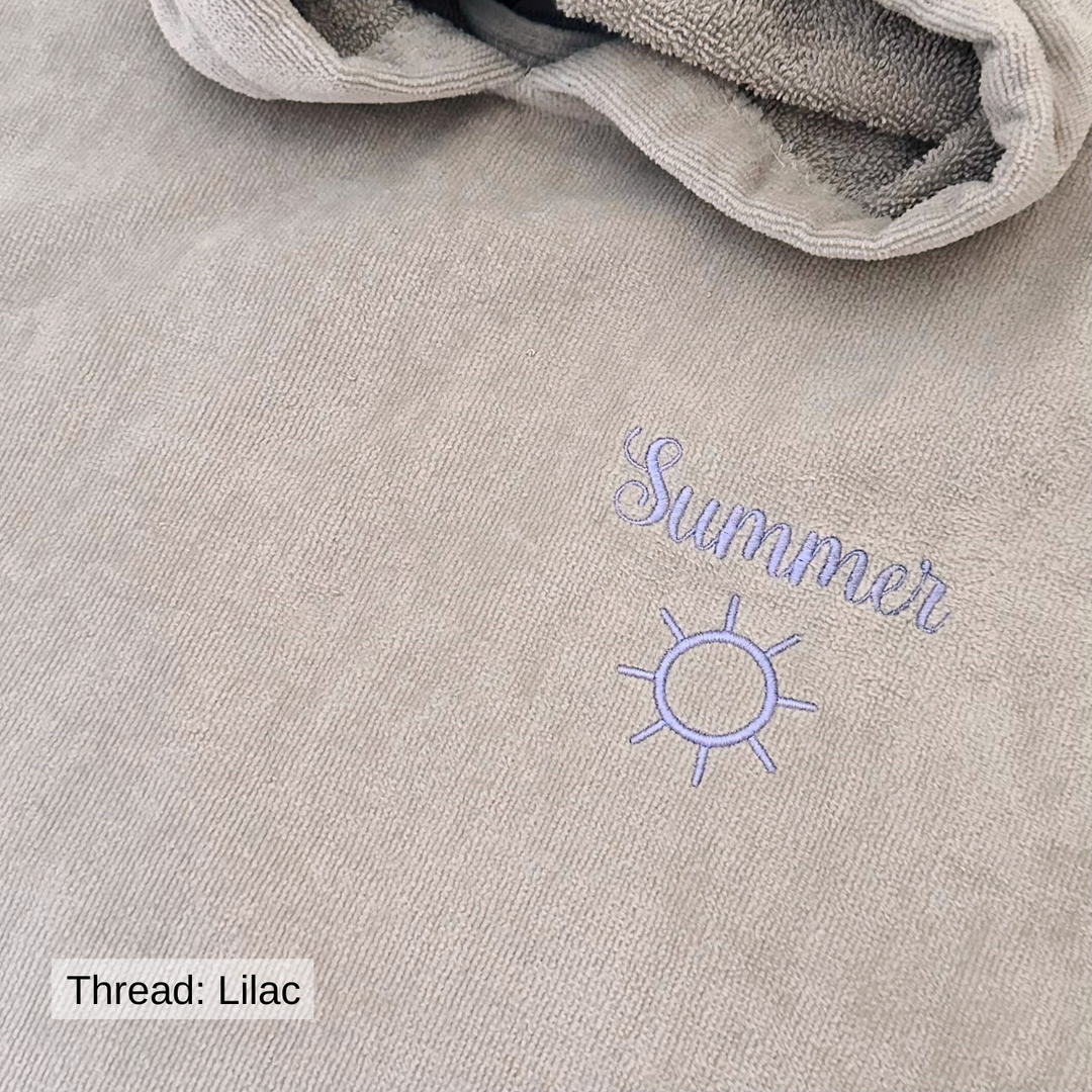 Luxe Bath & Swim Poncho - Stone Beige - Design Your Way