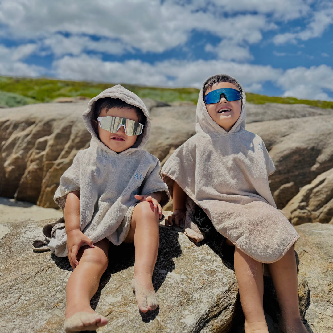 Luxe Bath & Swim Poncho - Stone Beige - Design Your Way