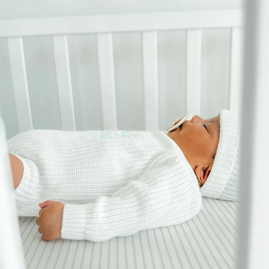 Keepsake Chunky Knit Baby Romper