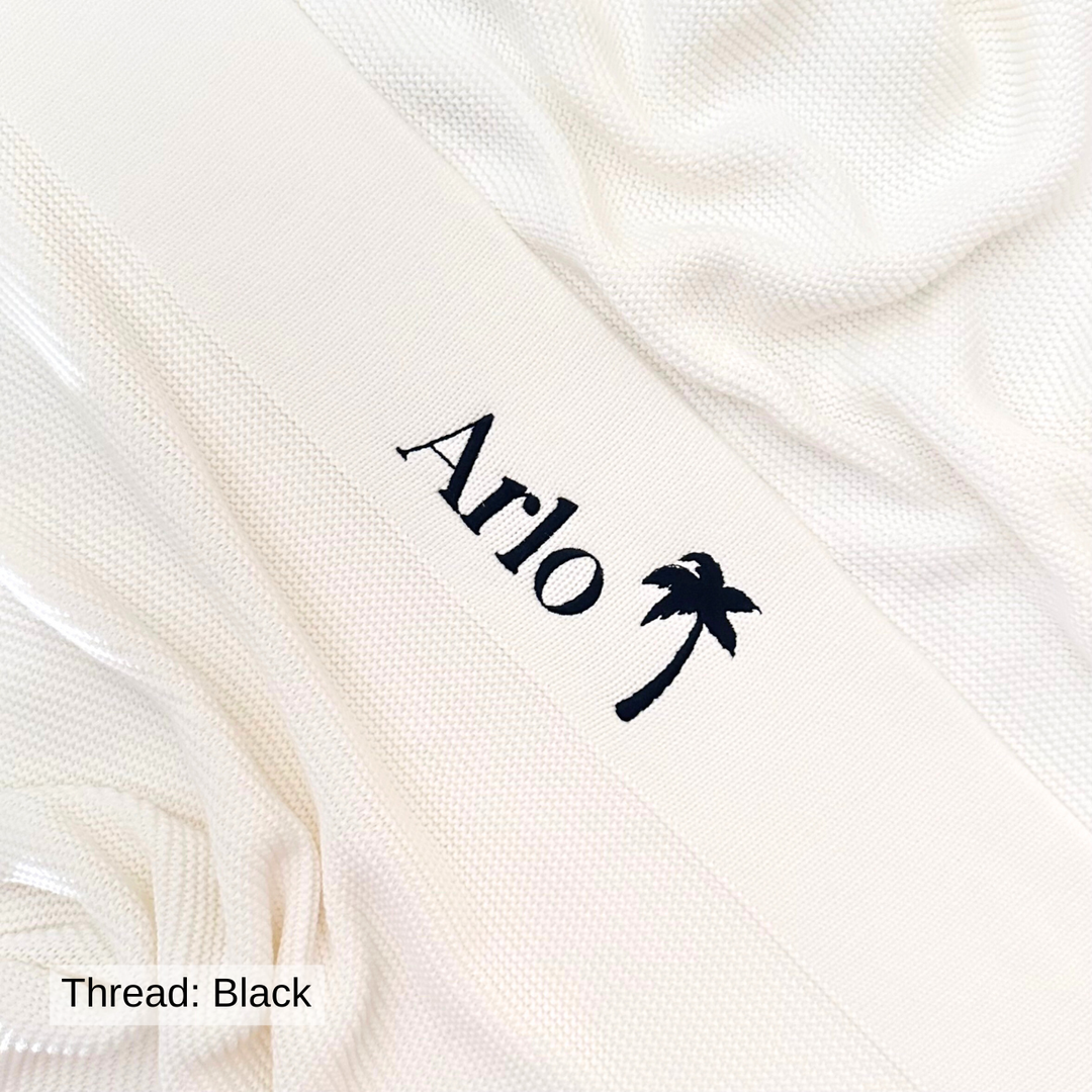 Personalised Cotton Knit Baby Blanket - Ivory