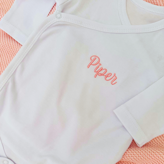 Personalised Kimono-Style Baby Onesie