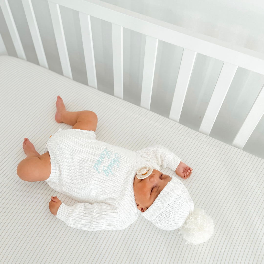 Keepsake Chunky Knit Baby Romper