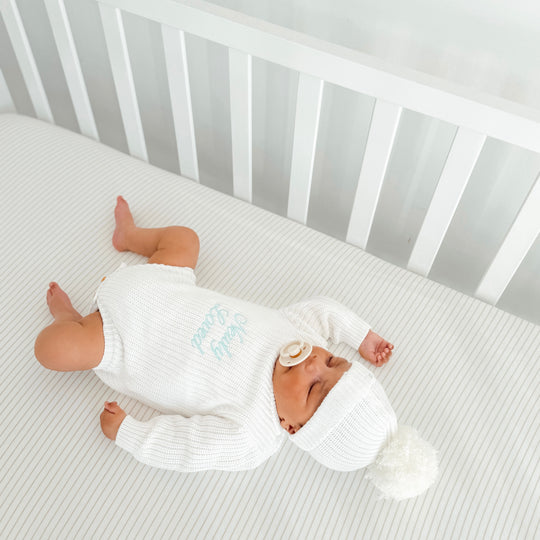 Keepsake Chunky Knit Baby Romper