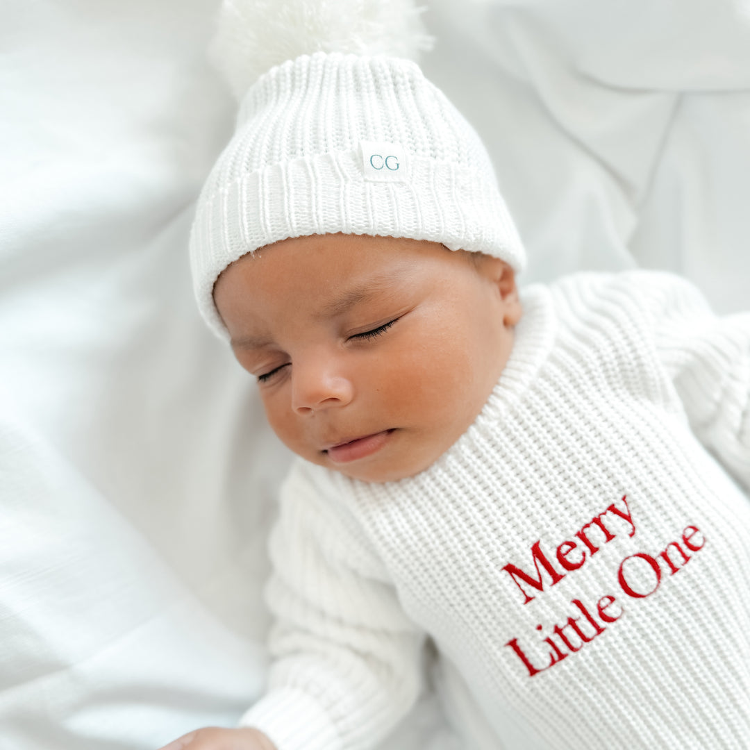 Christmas Chunky Knit Baby Romper