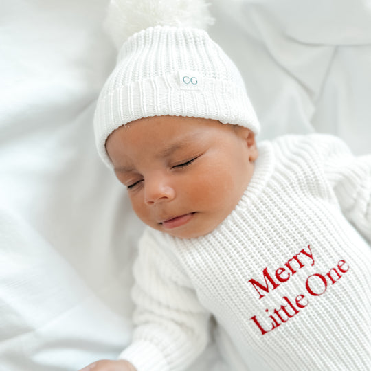 Christmas Chunky Knit Baby Romper