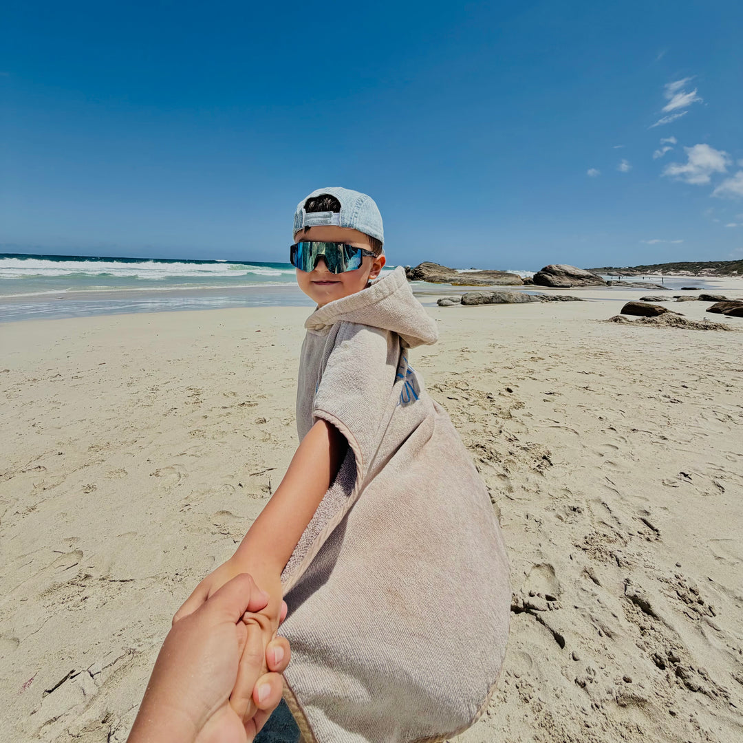 Luxe Bath & Swim Poncho - Stone Beige - Design Your Way