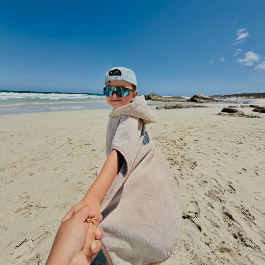 Luxe Bath & Swim Poncho - Stone Beige - Design Your Way