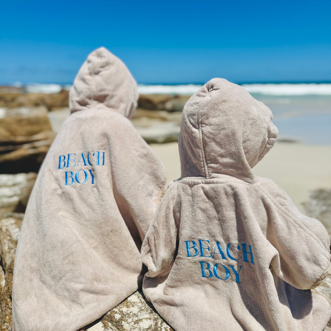 Luxe Bath & Swim Poncho - Stone Beige - Design Your Way