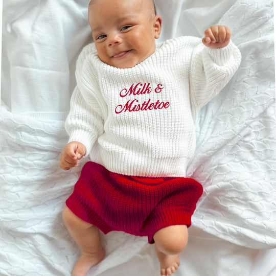 Christmas Chunky Knit Baby Sweater