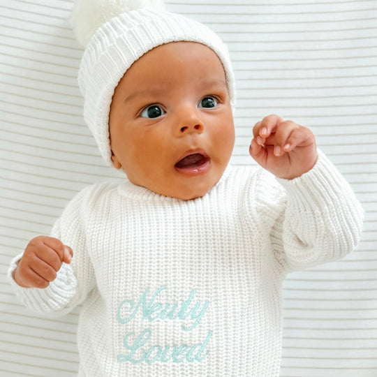 Keepsake Chunky Knit Baby Romper