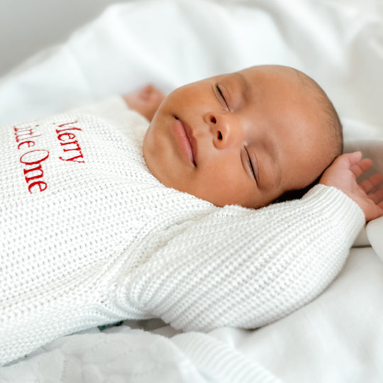 Christmas Chunky Knit Baby Romper
