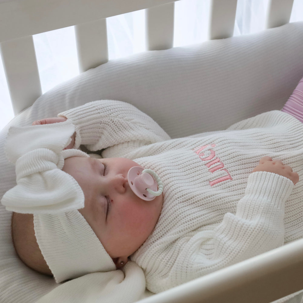 Personalised Chunky Knit Sweater - Ivory
