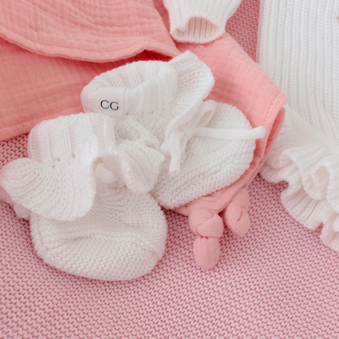 Keepsake Frill Knit Baby Romper