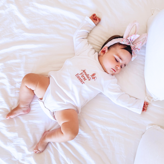 Baby's First Easter Kimono-Style Onesie