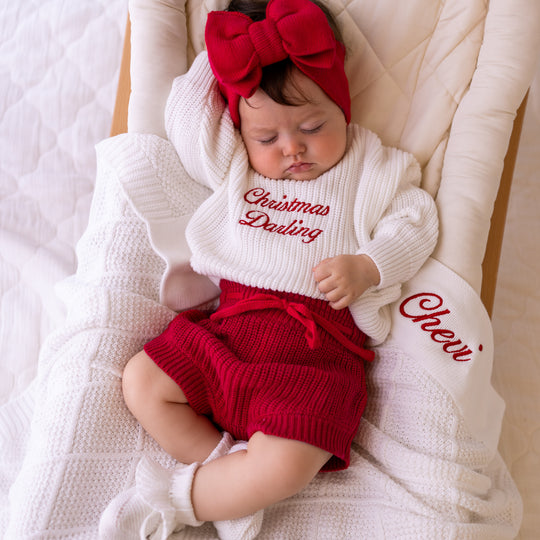 Christmas Chunky Knit Baby Sweater