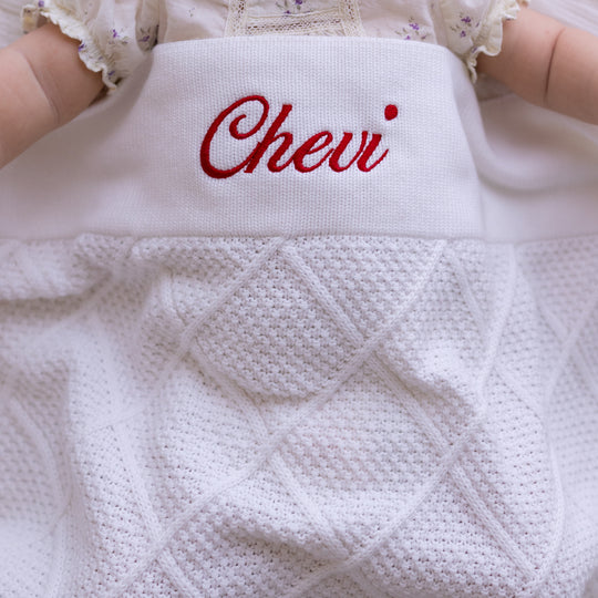 Christmas Chunky Knit Baby Romper