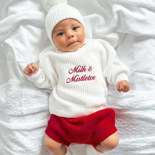 Christmas Chunky Knit Baby Sweater