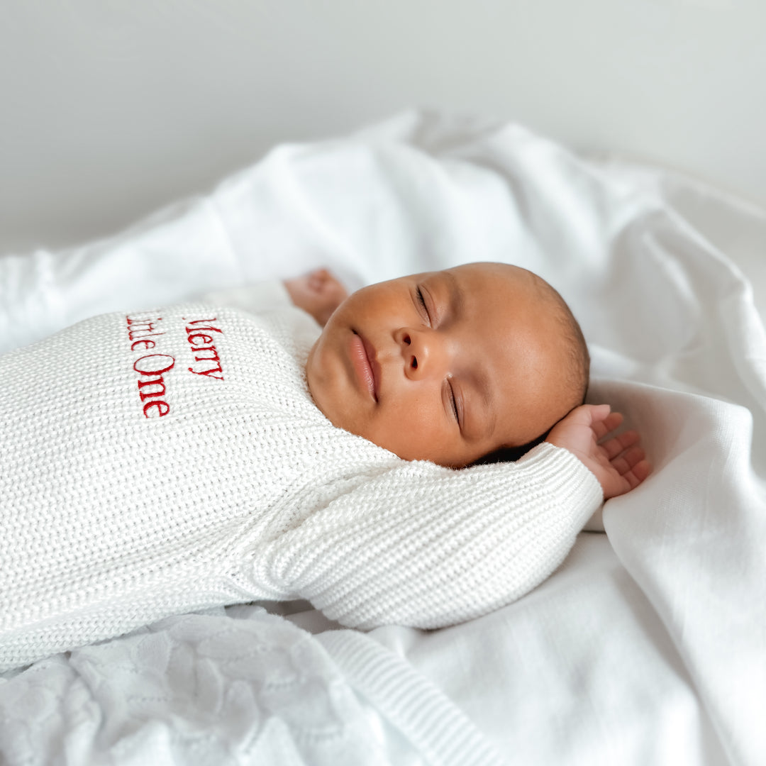 Christmas Chunky Knit Baby Romper