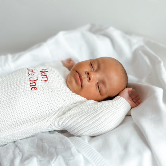 Christmas Chunky Knit Baby Romper