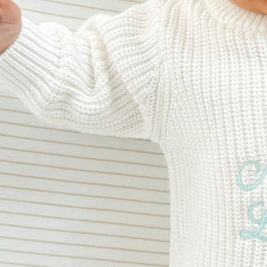 Keepsake Chunky Knit Baby Romper