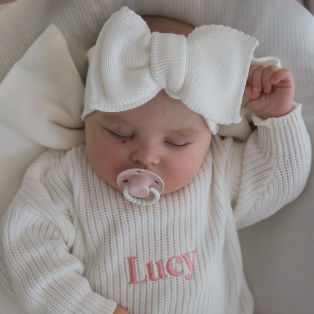 Personalised Chunky Knit Sweater - Ivory
