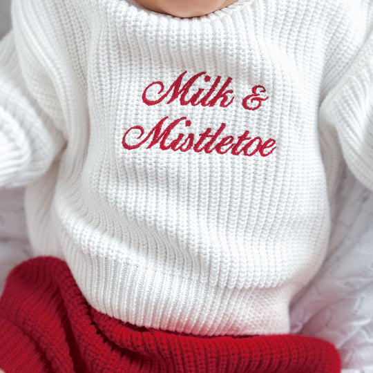 Christmas Chunky Knit Baby Sweater