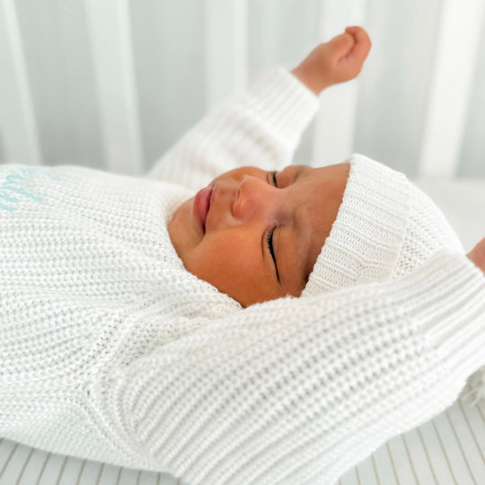 Keepsake Chunky Knit Baby Romper