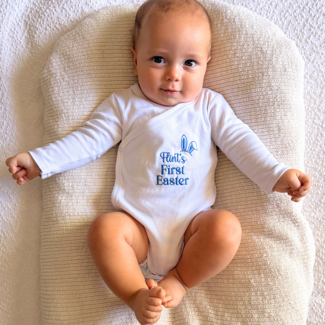 Baby's First Easter Kimono-Style Onesie