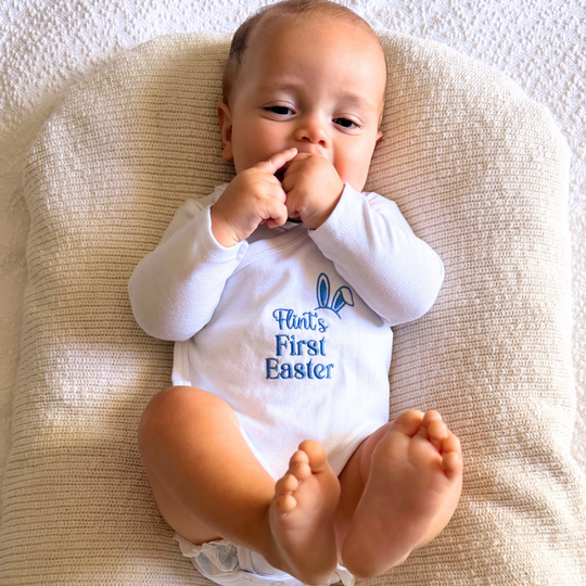 Baby's First Easter Kimono-Style Onesie