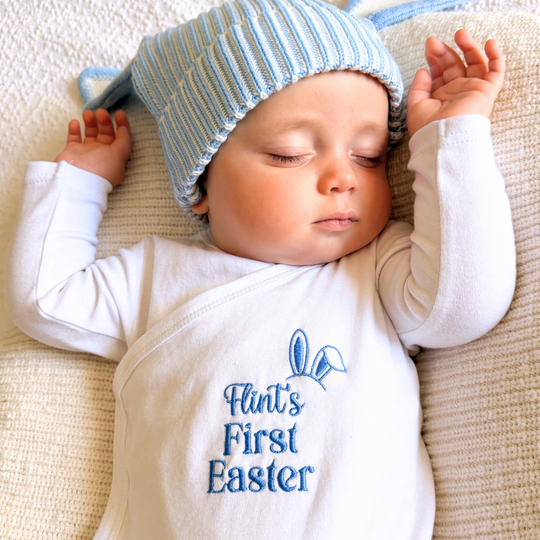 Baby's First Easter Kimono-Style Onesie