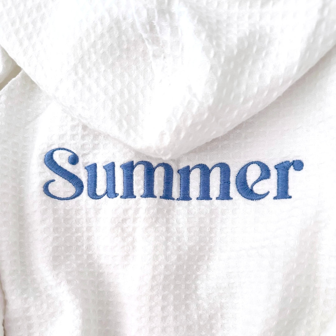 Signature White Waffle Resort Robe - Dual Layer