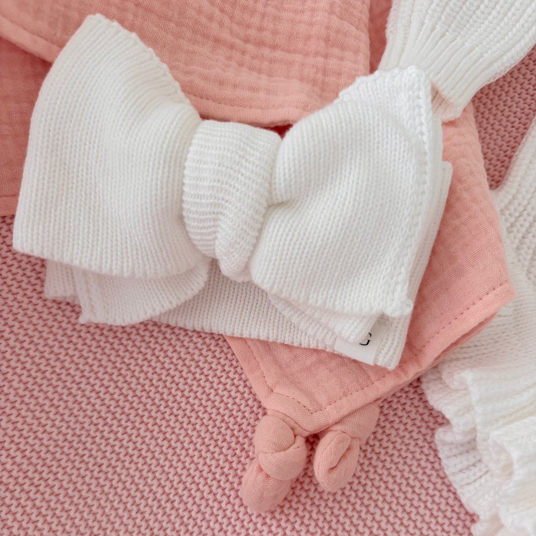 Oversized Bow Headband – Ivory