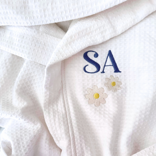 Signature White Waffle Resort Robe - Dual Layer