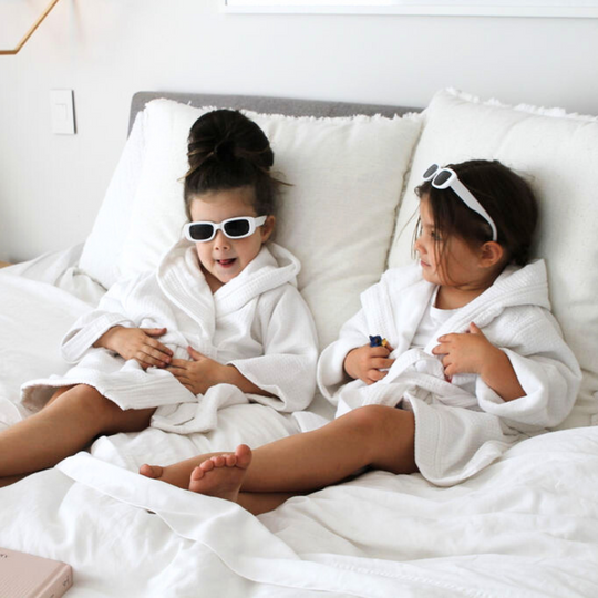 Signature White Waffle Resort Robe - Dual Layer