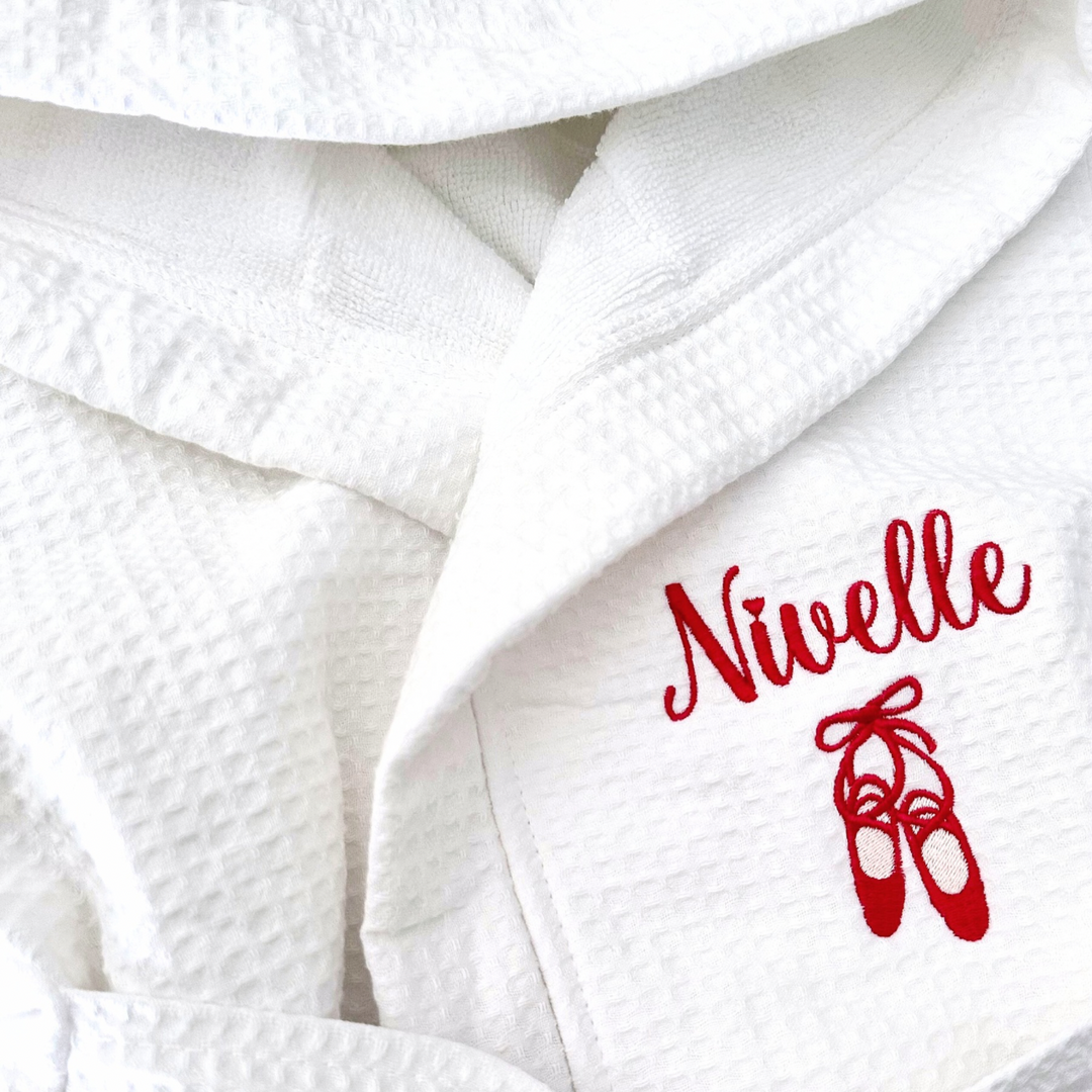 Signature White Waffle Resort Robe - Dual Layer