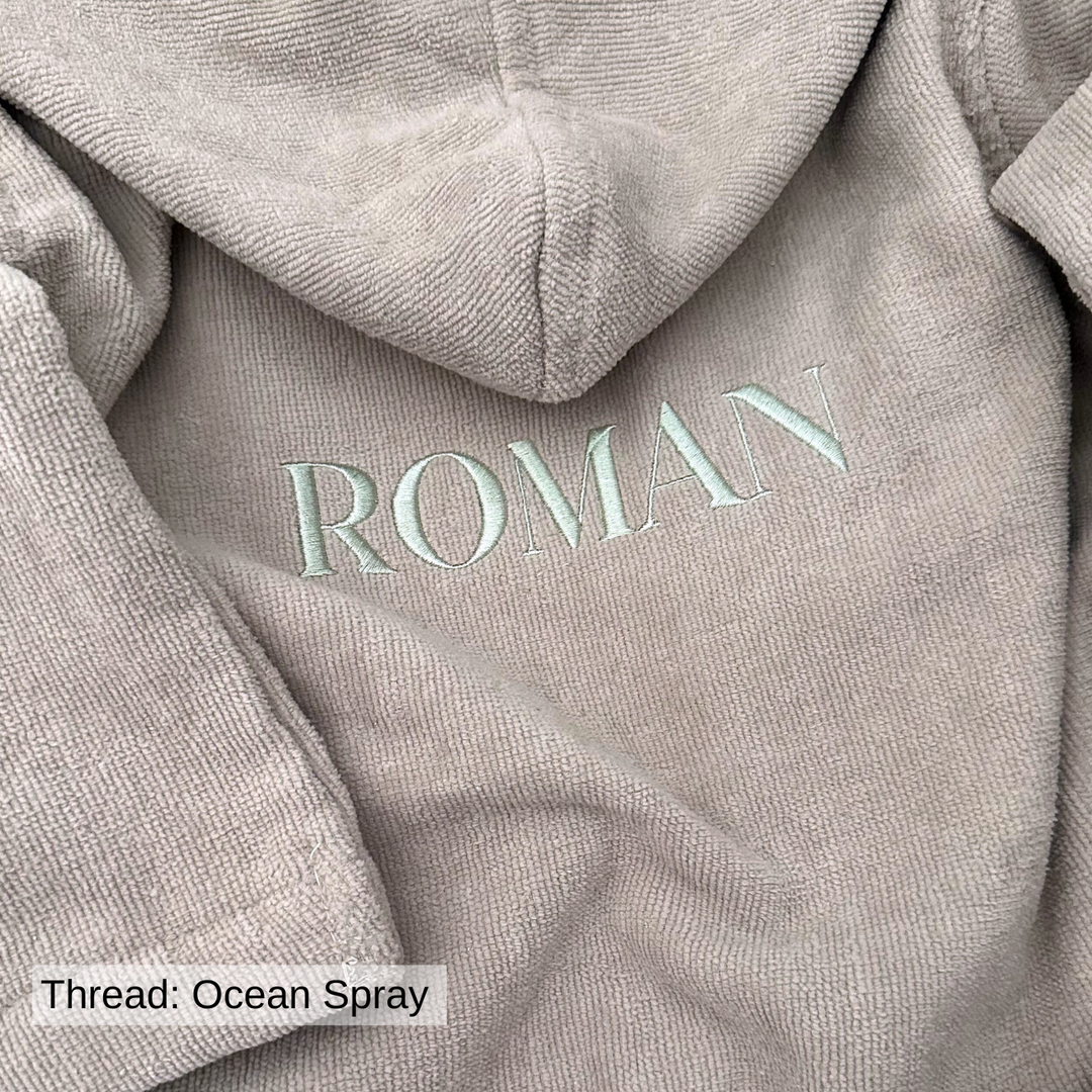 Premium Swim & Bath Robe - Stone Beige - Design Your Way