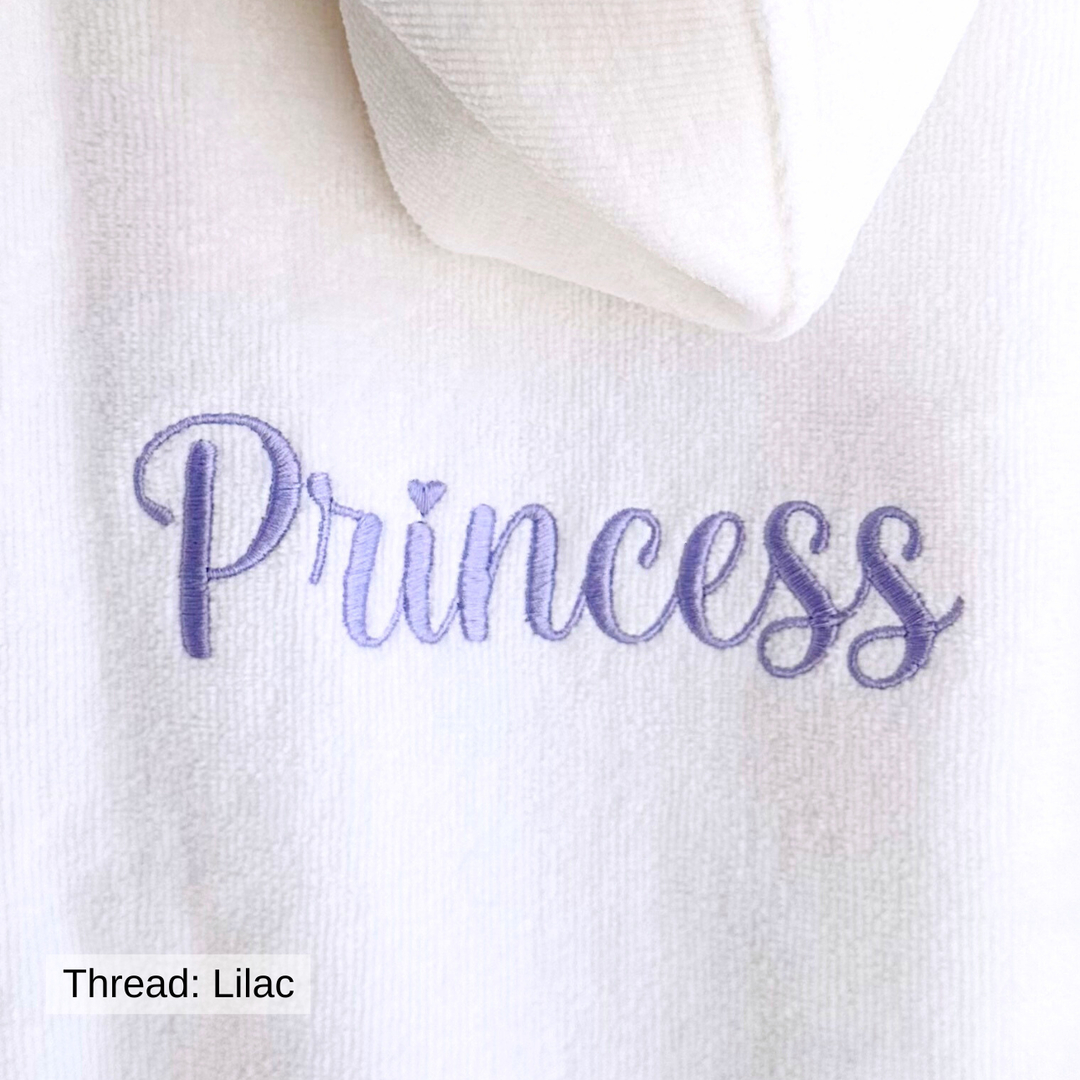 Premium Swim & Bath Robe - White - Design Your Way