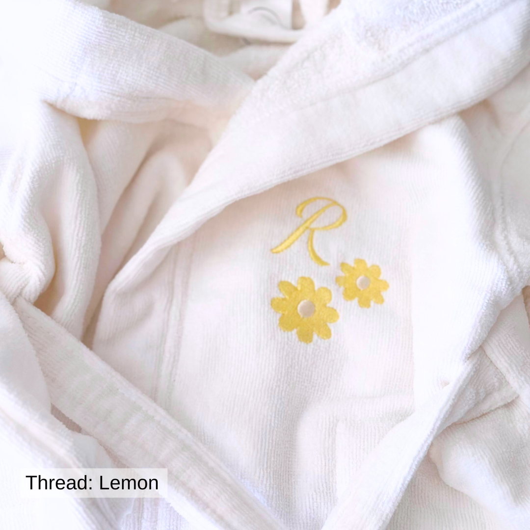 Premium Swim & Bath Robe - White - Design Your Way