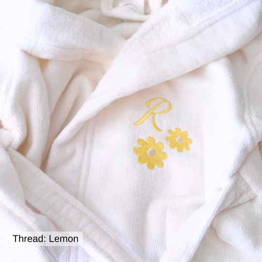 Premium Swim & Bath Robe - White - Design Your Way