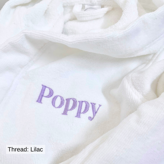 Premium Swim & Bath Robe - White - Design Your Way