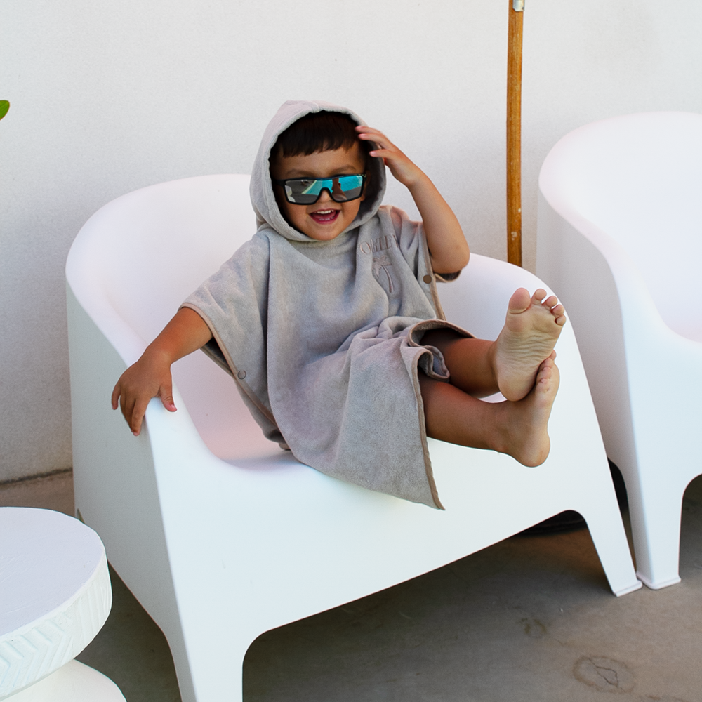 Luxe Bath & Swim Poncho - Stone Beige - Design Your Way