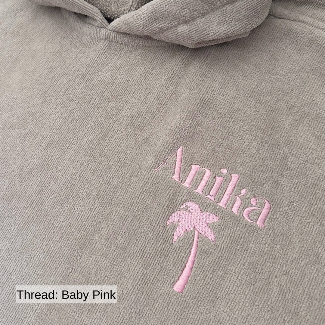 Luxe Bath & Swim Poncho - Stone Beige - Design Your Way