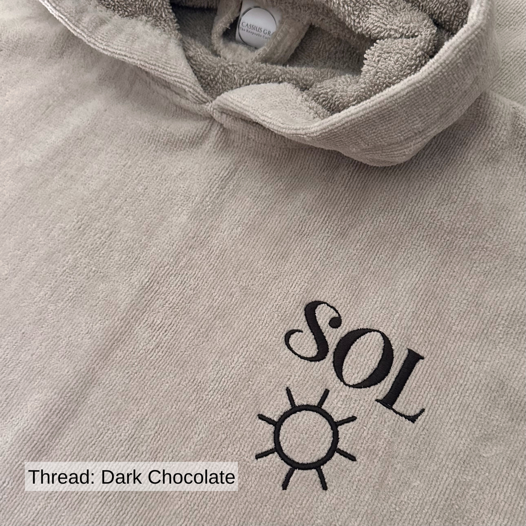 Luxe Bath & Swim Poncho - Stone Beige - Design Your Way