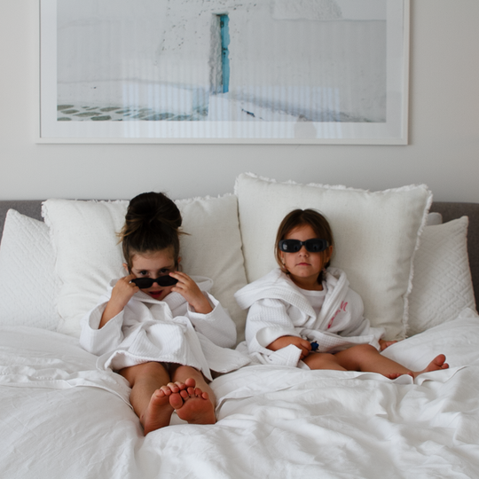 Signature White Waffle Resort Robe - Dual Layer